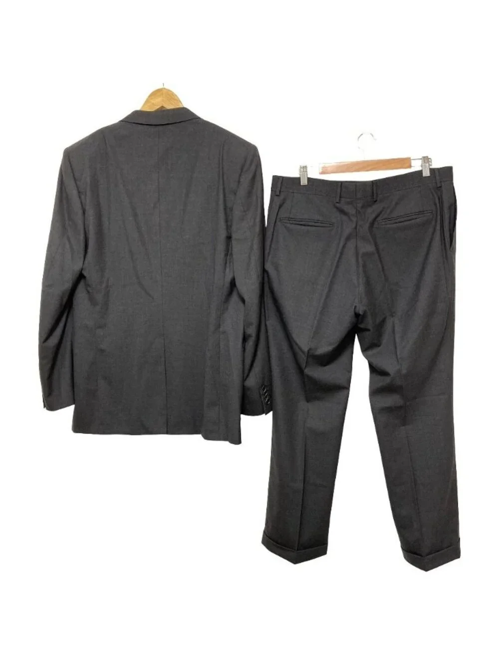 Louis Vuitton Tailored Jacket Trousers Pants Suit Set 52 Gray
